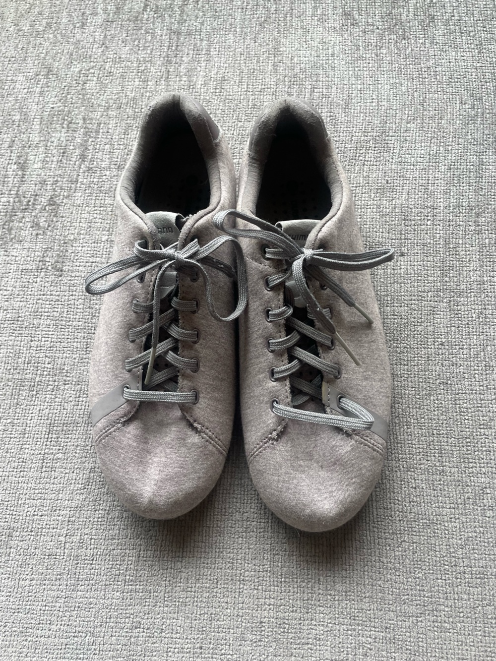 Women’s Gray Lace-Up Spin Shoes (SPD clips)